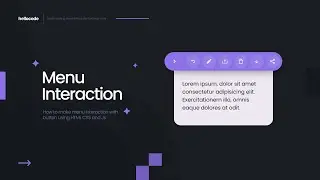 Cara  Membuat Menu Interaction Dengan HTML, CSS & JS