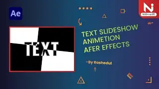 After Effects Magic: Effortless Text Slideshow Animation Tutorial #animation