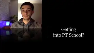 How to Get into PT School (with a low gpa)