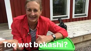 How to fix a bokashi bucket that’s wet and smelly