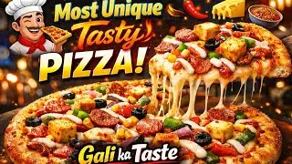 Most Unique And Tasty Pizza | Live Street Pizza Making 
