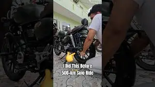 Solo bike ride preparation 🏍 | DIY Bike care #hondacb350 #solobiketrip #bikemaintenance