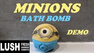 LUSH MINIONS BATH BOMB DEMO & REVIEW