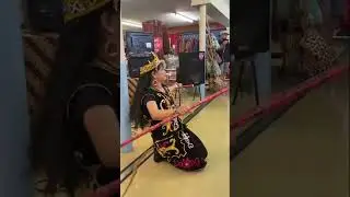 Tari Gantar, Dayak Tribal Dance, Lila Bhawa Dancer @ Indonesia Summer Fayre 2022 in Windsor UK