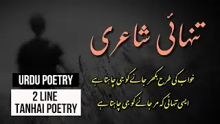 'TANHAI POETRY' - 2 Line Heart Touching Urdu Poetry Collection
