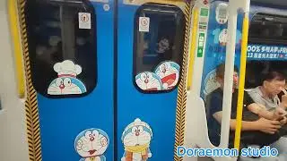 [多啦A夢列車]MTR東鐵線R-train(D100/D102)九龍塘→金鐘
