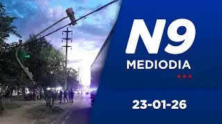 OPERARIOS ATROPELLADOS POR UN CAMIÓN, MILEI REACTIVA LA MESA POLÍTICA - N9 MEDIODIA - 23.01.26