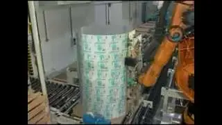 KUKA Roboter KR 500   Handhabung TetraPak Gebinde