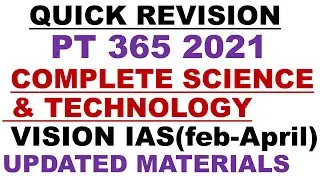 PT 365 Updated Material (Feb-april)Complete Science & Tech 2021:UPSC/STATE_PSC