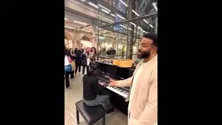 Craig David Spotted Piano At St Pancras & Gives Travellers an Impromptu Performance #craigdavid