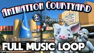 NEW Background Music Loop at Animation Courtyard in Disney's Hollywood Studios