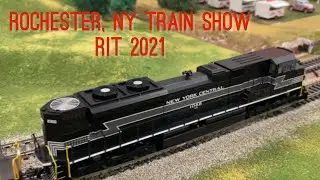 Rochester, NY Train Show - RIT 2021, (Plus Fairport, NY Train Viewing Platform)
