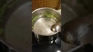 water boils with wild pepper