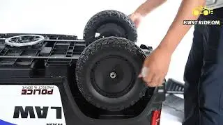 Police Car installation details process | FirstRideOn