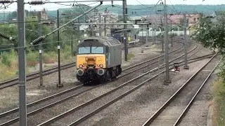 West Coast Railways Class 57 passes Retford