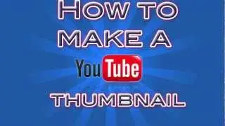How to make an EPIC thumbnail FAST with Photoshop CS5/6