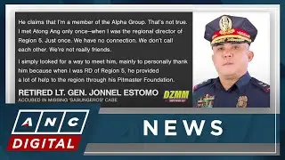 Retired Police General Estomo denies 'Alpha group' link, says he met Atong Ang only once | ANC