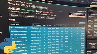 How to Get Stock Option Chains from YahooFinance Using Python