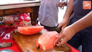 Popular Watermelon Vendor In Hyderabad | Khairatabad Mint Compound | Telugu News | YOYO TV Channel