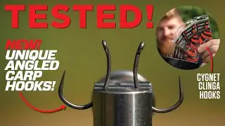 NEW, UNIQUE ANGLED CARP HOOKS from Cygnet | Clinga Carp Hooks