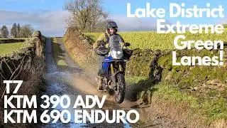 Extreme Green Laning in the Lake District | Tenere 700, KTM 390 & 690 Tested