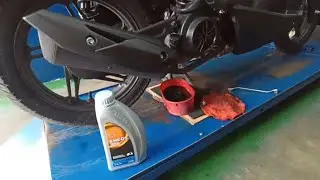 my First Change oil ng honda beat fi.