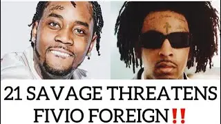21 Savage Goes Off On Fivio Foreign & Disrespects Him For Saying He&rsquo;s Not A Real Street Guy