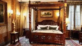 Maharaja Grand Teakwood Four-Poster Bed