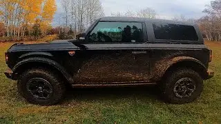 2023 FORD BRONCO MANUAL - RELAXING DRIVE IN THE WOODS