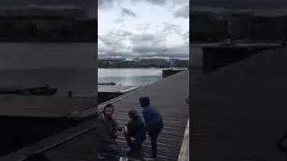 Mise en marche du Jet d'eau par Le Grand JD