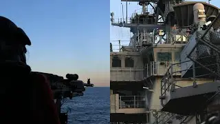 Sailors Live-Fire USS Iwo Jima Combat Systems