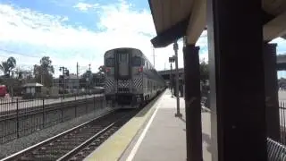 Amtrak Train 1566 F59phi 459 To Santa Fe Depot