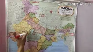 #Map of India in 20Sec Amazing Trick By UPSC Topper# #Map#