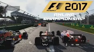 Crazy 4 Wide Start at Australia! - F1 2017 Online Championship w/ Jon