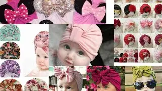 Baby caps ideas | Baby girl head wraps | Baby hair accessories