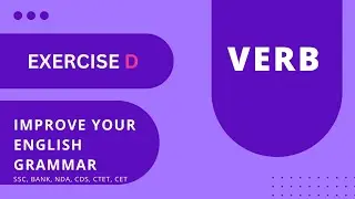 English Verb Practice for Competitive Exams | 50 Most Important Questions.
