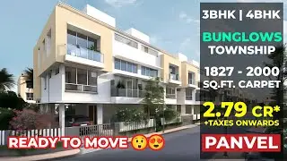 READY TO MOVE BUNGLOWS, VILLAS IN PANVEL | TOWNSHIP | GATED COMMUNITY | NAVI MUMBAI
