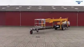 OMMELIFT Wireless drive and set up from ground or basket (telescopic)