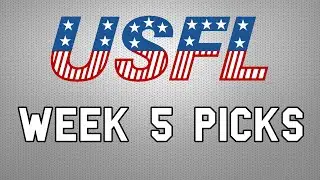 USFL week 5 predictions | 2022 week 5 USFL game picks | The Scoreboard #102