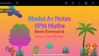 #SPM2021#REVISION NOTES  FOR MATHS SPM 2021
