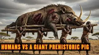 One Million Years Ago Five Humans vs a Giant Prehistoric Pig | Ancient Survival Stories