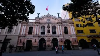 Tarde de un domingo de agosto por las calles antiguas del Centro de Lima | Lima Travel 4k