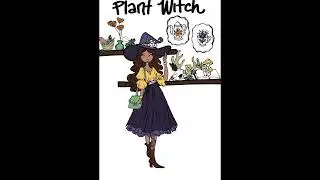 Witch #vintage #music #drawing #lifeisbutadream #plantlife #plants #lifegoals #plantlover #art