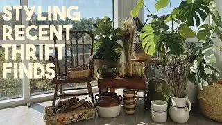 Recent Thrift Finds Haul / Styling Thrifted Home Decor & Clothing