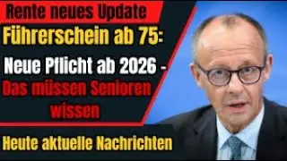 Führerschein ab 75: Neue Pflicht 2026 – Wichtige Infos für Senioren