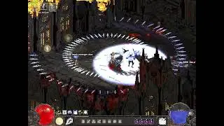 D2 Median XL - Hardcore, Stat Stacking for Ice bolt nova - earlygame Nightmare Diablo kill