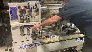 Microweily lathe TY 1630s with 2-axis FAGOR DRO