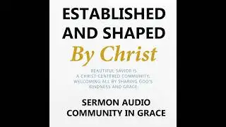 &ldquo;Community in Grace&rdquo; &ndash; Established and Shaped by Christ (Week 2) | Sermon Audio