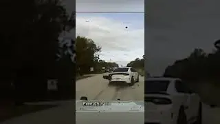 Reckless Suspect Tries to Escape in a Broken Car ! #viralvideo #dashcam