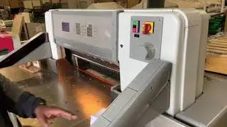 POLAR 78 ES CUTTER, [45&rdquo; ] YEAR: 2001,  FACTORY PROGRAM, AIR